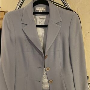 Bebe Men's Light Gray Blazer